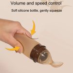 Säuglings-Silikon-Reispastenlöffel, Quetschfütterung, weiche Schaufel, Baby-Ergänzungsnahrungsgeschirr – Bild 6