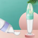 Baby-Silikonflasche, zusammendrückbarer Futterlöffel, ergänzende Flaschenfütterung für Kinder – Bild 2