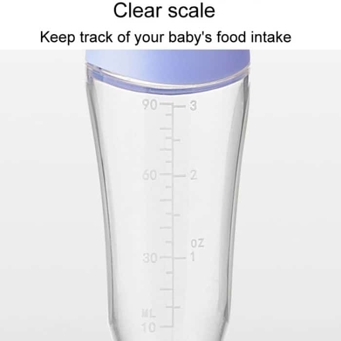 Baby-Silikonflasche, zusammendrückbarer Futterlöffel, ergänzende Flaschenfütterung für Kinder – Bild 6