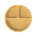 3 Fächer Baby-Silikon-Saugnapfplatte Kinder-Ergänzungsnapf