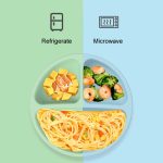 3 Fächer Baby-Silikon-Saugnapfplatte Kinder-Ergänzungsnapf – Bild 7