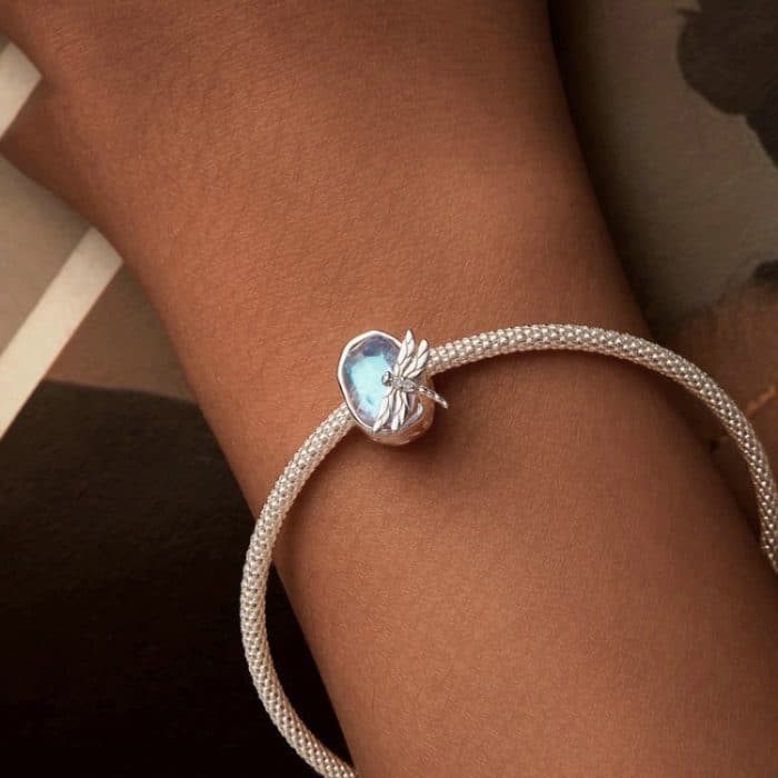 S925 Sterling Silber Magische Libelle DIY Perlen – Bild 5