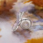 S925 Sterling Silber Opal Blume Silikon DIY Perlen – Bild 2