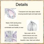 S925 Sterling Silber Opal Blume Silikon DIY Perlen – Bild 4