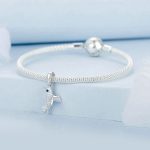 S925 Sterling Silber platinierter Zirkon-Vogel-DIY-Anhänger – Bild 3