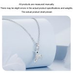 S925 Sterling Silber platinierter Zirkon-Vogel-DIY-Anhänger – Bild 4