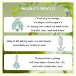 S925 Sterling Silber platinierte Oasis Sieben-Sterne-Marienkäfer-DIY-Perlen – Bild 5