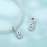 S925 Sterling Silber platinierter Chamäleon-DIY-Schmuckanhänger – Bild 3