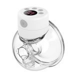 S12 LCD-Bildschirm Intelligente tragbare tragbare leise elektrische Milchpumpe mit großer Kapazität, S12 White, S12 Bilateral