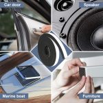 Schaumstoffstreifen mit selbstklebender, geschlossenzelliger Schaumstoffdichtung für Türen und Fenster, 5m /Roll 2cm Width 3mm Thickness, 5m /Roll 3cm Width 3mm Thickness, 5m /Roll 5cm Width 3mm Thickness, 2m /Roll 2cm Width 5mm Thickness... – Bild 7