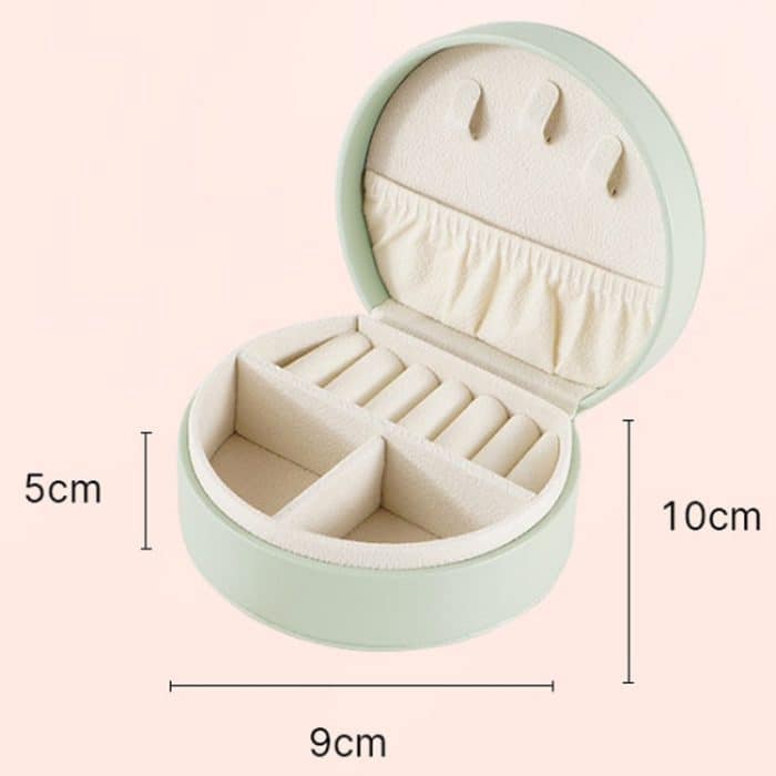 Schmuck-Aufbewahrungskoffer, tragbare Handtasche, Halskette, Ring, Ohrringe, Reise-Schmuckschatulle – Bild 4