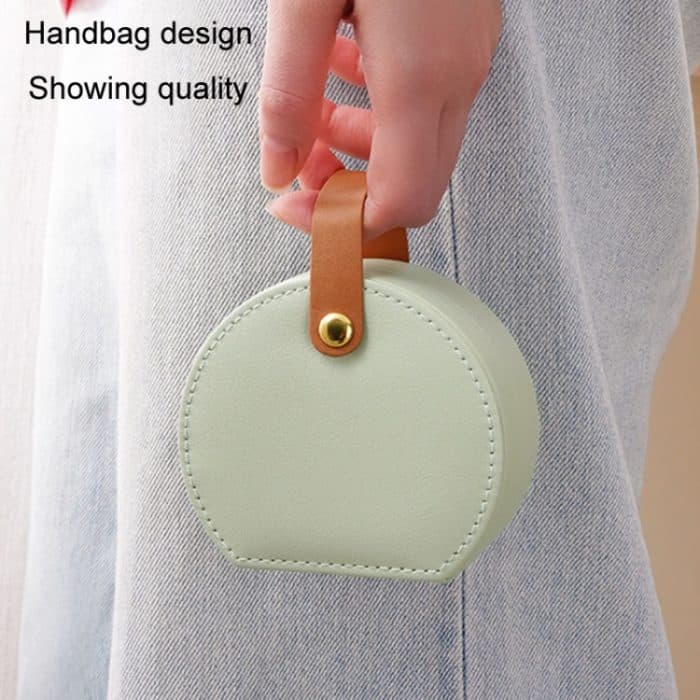 Schmuck-Aufbewahrungskoffer, tragbare Handtasche, Halskette, Ring, Ohrringe, Reise-Schmuckschatulle – Bild 9