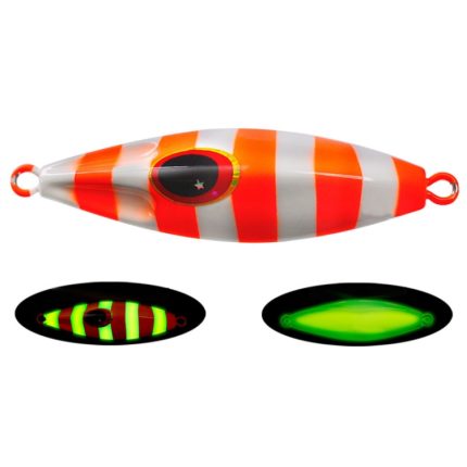 PROBEROS LF124 Tiefsee-Eisenplatten-Blei-Fisch-Angelköder, langsam sinkender, schaukelnder, leuchtender Boots-Angelköder, 30g