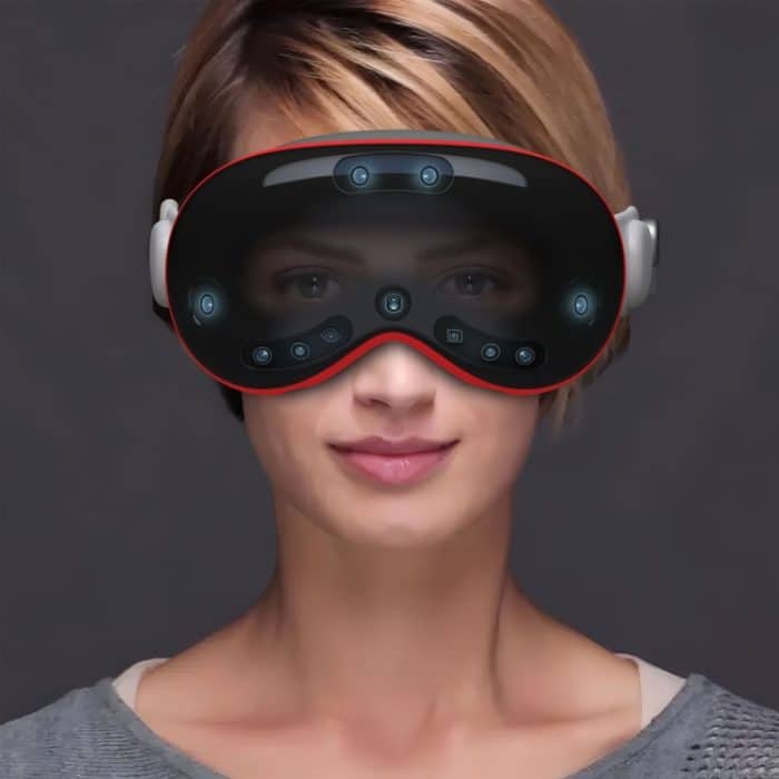 Für Apple Vision Pro Schutzhülle VR Headset Gerätezubehör, Transparent TPU, Black PC+TPU, Red PC+TPU, Blue PC+TPU – Bild 6