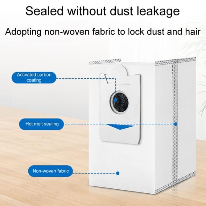 Für Ecovacs X2 / X2 Pro Staubsaugerzubehör, Roller Brush, Side Brush White, Side Brush Black, Mop, Dust Bag, Filter – Bild 5