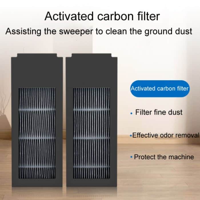 Für Ecovacs X2 / X2 Pro Staubsaugerzubehör, Roller Brush, Side Brush White, Side Brush Black, Mop, Dust Bag, Filter – Bild 7