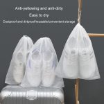Tragbare, verdickte, nicht gewebte Anti-Vergilbungs- und Sonnenschutz-Schuhtasche, Schuhaufbewahrungstasche, 50pcs /Pack 24x38cm Small, 50pcs /Pack 32x38cm Middle, 50pcs /Pack 32x48cm Large – Bild 10