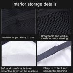 Für Apple Vision Pro Aufbewahrungstasche VR Kopfbedeckung EVA Portable Hard Case, EVA+Cloth Pattern – Bild 7