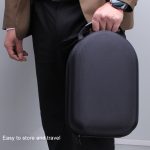 Für Apple Vision Pro Aufbewahrungstasche VR Kopfbedeckung EVA Portable Hard Case, EVA+Cloth Pattern – Bild 10