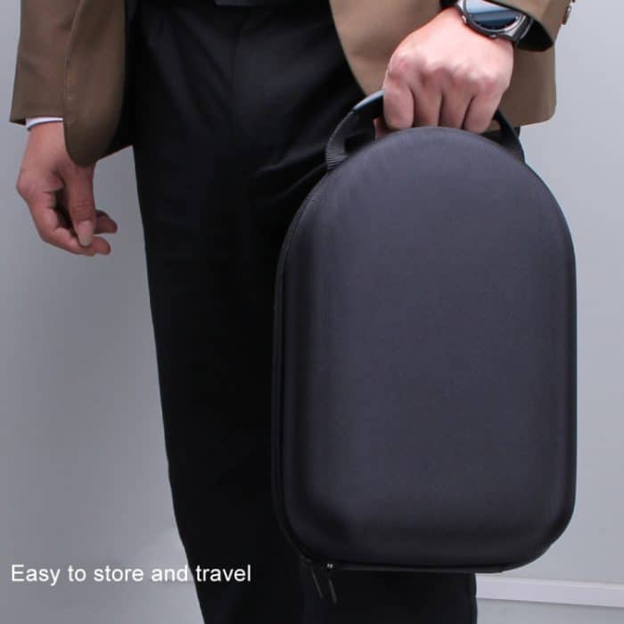 Für Apple Vision Pro Aufbewahrungstasche VR Kopfbedeckung EVA Portable Hard Case, EVA+Cloth Pattern – Bild 10