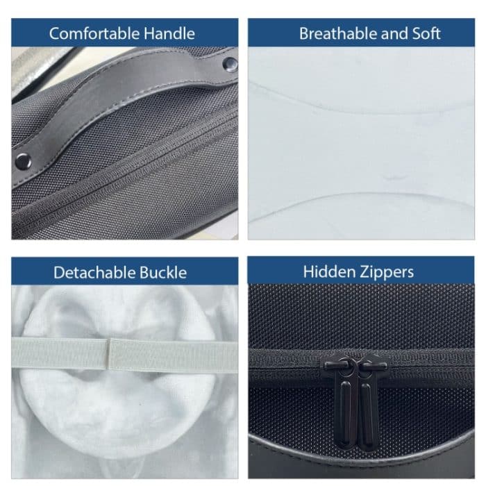 Für Apple VR Vision Pro Oxford Tuch Lagerung Tasche VR Gläser Anti-Kratzen Tragbare Tasche – Bild 4