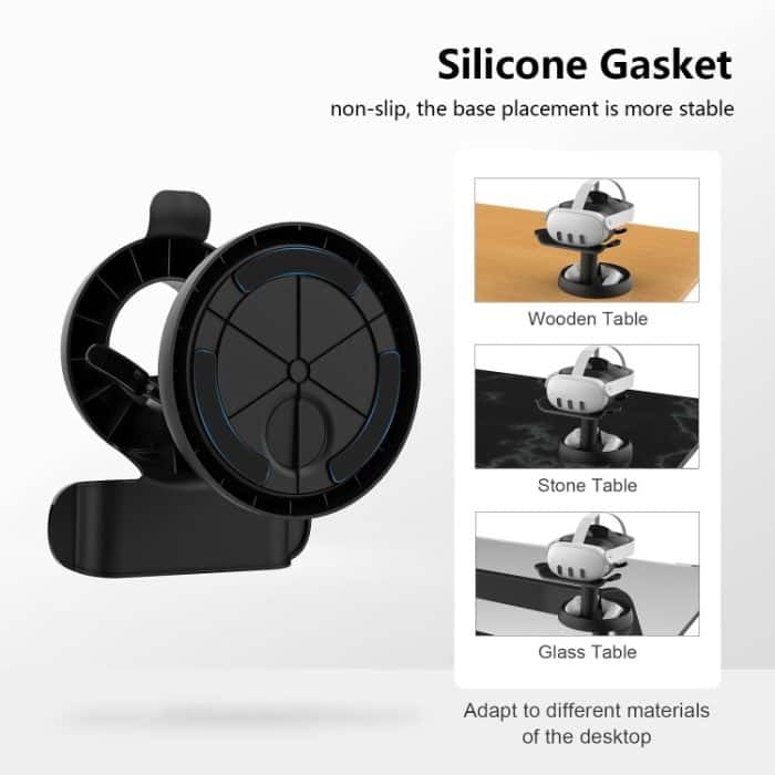 AMVR TYBP1 VR Desktop Storage Display Rack für Meta Quest 3 / Pico 4 / PSVR 2 – Bild 3