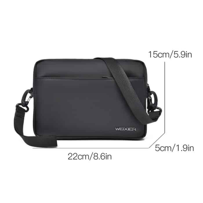 WEIXIER W128 Herren Messenger Bag Outdoor Multifunktionale wasserdichte, verschleißfeste Umhängetasche – Bild 2