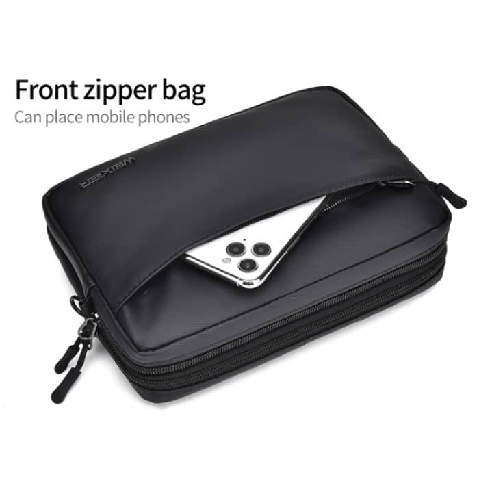 WEIXIER W128 Herren Messenger Bag Outdoor Multifunktionale wasserdichte, verschleißfeste Umhängetasche – Bild 8