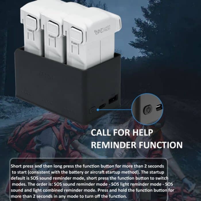 Für DJI Mini 4 Pro / Mini 3 Pro Drohne LKTOP 100W Zwei-Wege-Ladehub – Bild 5