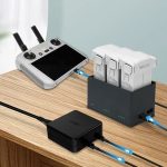 Für DJI Mini 4 Pro / Mini 3 Pro Drohne LKTOP 100W Zwei-Wege-Ladehub – Bild 8