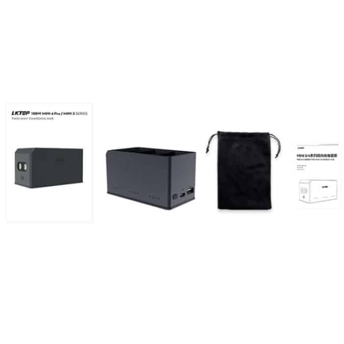 Für DJI Mini 4 Pro / Mini 3 Pro Drohne LKTOP 100W Zwei-Wege-Ladehub – Bild 9