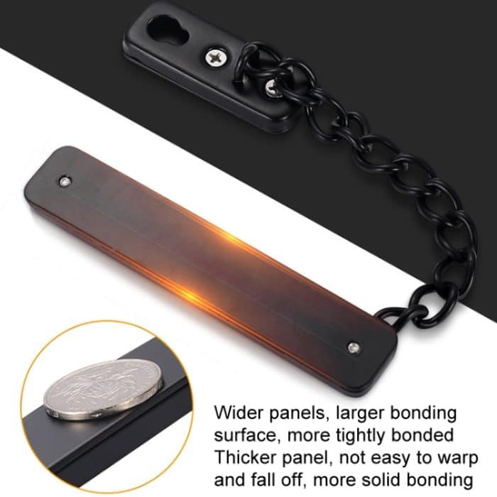 Mit Versicherungs-Türschnalle, Sicherheitskette, einbruchhemmende Türkettenverriegelung, Haushaltstür innen, Rückwärtssperre, einbruchhemmende Schnalle, Brushed Stainless Steel, Red Bronze, Ancient Copper, Matte Black – Bild 4