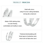 Offener, verstellbarer, schlichter Ring aus S925-Sterlingsilber mit platiniertem, gewickeltem Zirkon – Bild 4