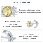 S925 Sterling Silber platinierter verstellbarer offener Sonnen- und Mondring – Bild 4