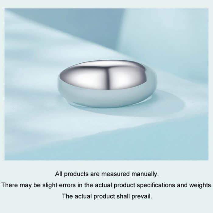 Verstellbarer Ring aus S925-Sterlingsilber mit schlichter Öffnung – Bild 3