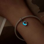 S925 Sterling Silber leuchtende süße Mondkatze DIY Anhänger Perlen – Bild 6