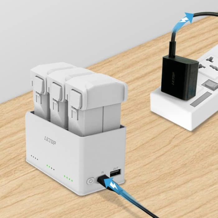 Für DJI Mini 4 Pro / Mini 3 Pro Drone LKTOP 37W Zwei-Wege-Ladenabe – Bild 9