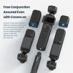 Für DJI Osmo Pocket 3 AMagisn Silikon Schutzhülle Bewegung Kamera Zubehör, 5 In 1 Black, 5 In 1 Blue, 5 In 1 Gray, 7 In 1 Black, 7 In 1 Blue, 7 In 1 Gray – Bild 8