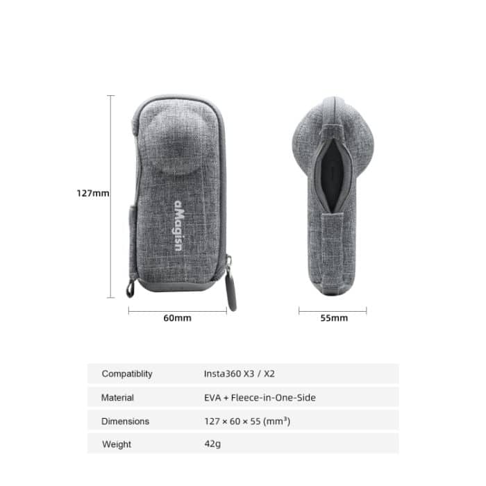 Für Insta360 X3 / X2 aMagisn Body Bag Mini Aufbewahrungszubehör – Bild 10