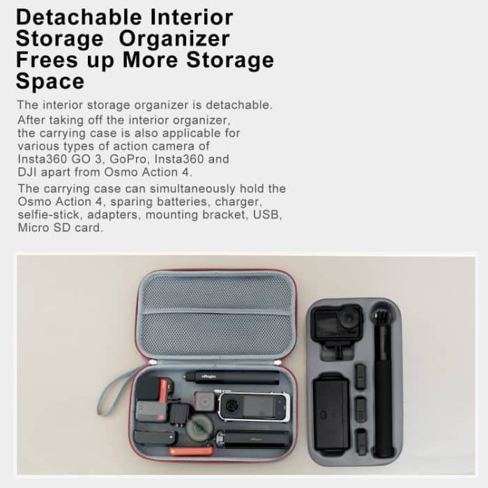 Für DJI Osmo Action 4 aMagisn Medium Storage Pack Schutz Bewegung Kamera Zubehör – Bild 9