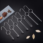 Edelstahl-Doppelring-Entenkocher-Aufhänger für Outdoor-Grill-Aufhängehaken, 3 Centi Small Ring 23cm, 3 Centi Small Wax Ring 24.5cm, 3 Centi Large Wax Ring 33cm, 3 Centi Medium Wax Ring 29cm, 4 Centi  Steel Thick Short 24cm, 4 Centi Steel Thick Long 28.... – Bild 2