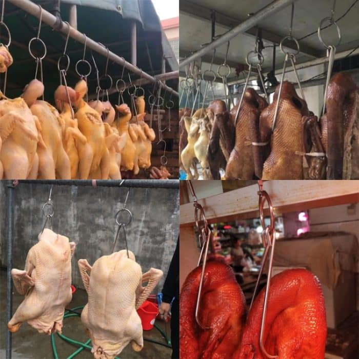 Edelstahl-Doppelring-Entenkocher-Aufhänger für Outdoor-Grill-Aufhängehaken, 3 Centi Small Ring 23cm, 3 Centi Small Wax Ring 24.5cm, 3 Centi Large Wax Ring 33cm, 3 Centi Medium Wax Ring 29cm, 4 Centi  Steel Thick Short 24cm, 4 Centi Steel Thick Long 28.... – Bild 7