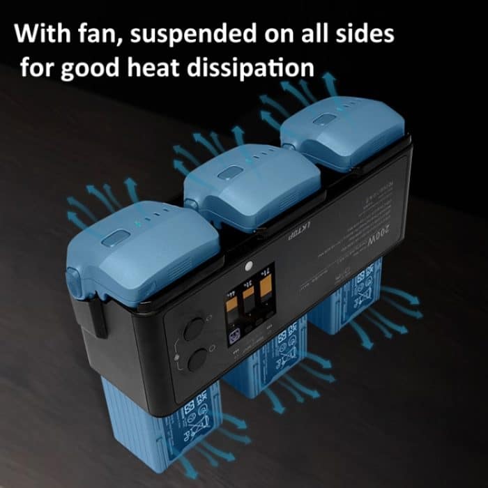 Für DJI Air 3 Smart Flight Battery LKTOP 200W 3-Kanal-Lademanager – Bild 5