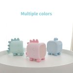 Dinosaurier-Kinderwecker, elektronische Uhr, multifunktionales Glockenspiel, kleiner Wecker – Bild 15