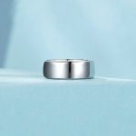 S925-Sterlingsilber mit platiniertem Metallring für einzelnes Ohr – Bild 2