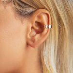 S925-Sterlingsilber mit platiniertem Metallring für einzelnes Ohr – Bild 6