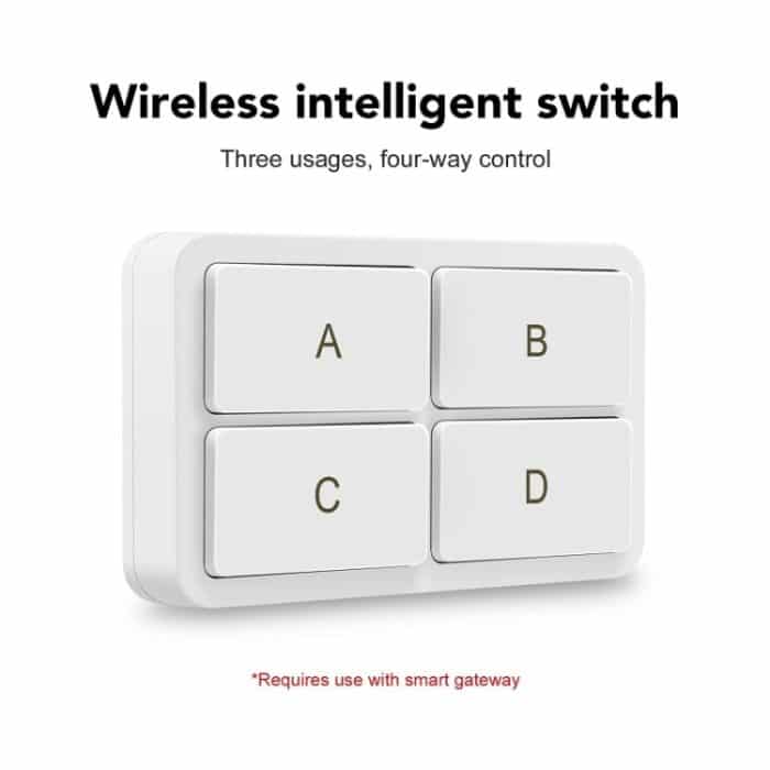 Zigbee Tuya 4-Tasten-Smart-Switch mit situativer Fernbedienung, YSB34 – Bild 2