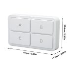 Zigbee Tuya 4-Tasten-Smart-Switch mit situativer Fernbedienung, YSB34 – Bild 3