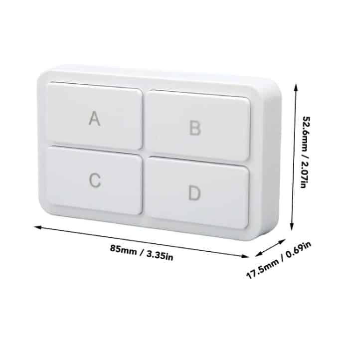 Zigbee Tuya 4-Tasten-Smart-Switch mit situativer Fernbedienung, YSB34 – Bild 3