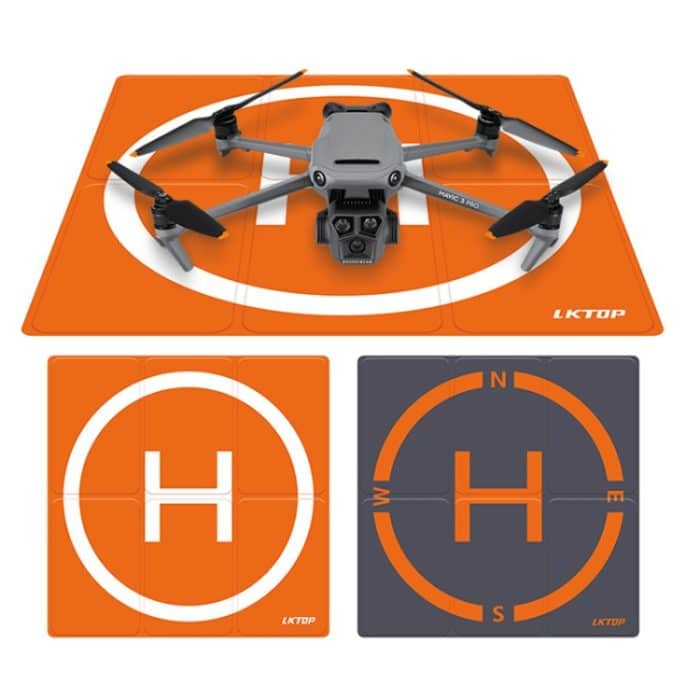 Drone Universal Landing Pad Doppelseitige wasserdichte faltbare RC Flugzeug Startmatte, LKTOP 50cm, LKTOP 65cm – Bild 2